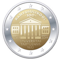 Viro 2 € 2019 Tarton yliopisto BU coincard