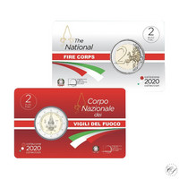 Italia 2 € 2020 Kansalliset palovoimat BU coincard