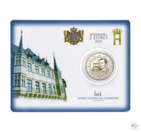 Luxemburg 2 € 2020 Prinssi Henry 200 v. BU Silta-mintmark