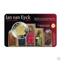Belgia 2 € 2020 Jan van Eyck BU coincard