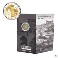 Espanja 2 € 2021 Toledo - Puerta del Sol, Proof