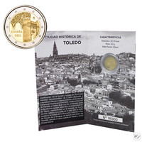 Espanja 2 € 2021 Toledo - Puerta del Sol, Proof