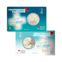 Italia 2 € 2021 Terveydenhuollon ammattilaiset BU coincard