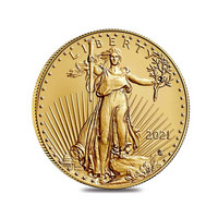 American Eagle 1/10 oz 2021 kultakolikko, uusi design