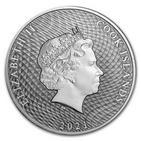 Cook Islands 2021 Bounty 1oz hopearaha