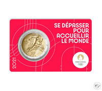 Ranska 2 € 2021 Pariisin olympialaiset 2024 BU coincard