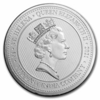 Itä-Intian kauppakomppania 2021 Napoleonin enkeli 1oz hopearaha