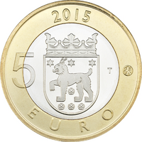 Suomi 5 € 2015 Häme - Ilves