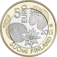 Suomi 5 € 2014 Pohjolan luonto, Vedet