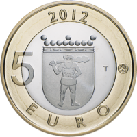 Suomi 5 € 2012 Lappi - Jätkänkynttiläsilta
