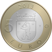 Suomi 5 € 2013 Satakunta - Sammallahdenmäki