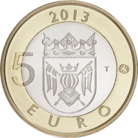 Suomi 5 € 2013 Varsinais-Suomi - Turun tuomiokirkko
