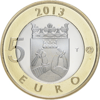 Suomi 5 € 2013 Karjala - Imatrankoski