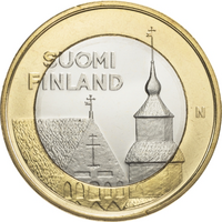 Suomi 5 € 2013 Häme - Pyhän Laurin kirkko