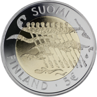 Suomi 5 € 2007 Itsenäisyys 90 vuotta