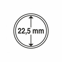 Kolikkokapseli CAPS22.5 (20 senttiä) 10 kpl