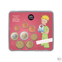 Ranska 2022 Le Petit Prince & ensimmäiset rahani (fille) rahasarja BU