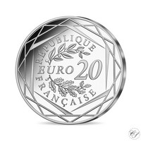 Ranska 20 € 2022 Euro 20 vuotta hopearaha