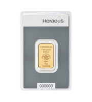 Kultalaatta 5 g Heraeus