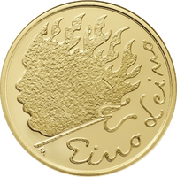 Suomi 100 € 2016 Eino Leino kultaraha, numeroitu