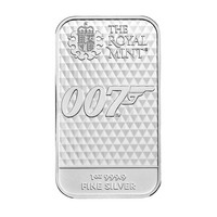 James Bond 007 Timantit ovat ikuisia 1oz hopeaharkko