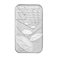 James Bond 007 Timantit ovat ikuisia 1oz hopeaharkko
