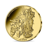 Ranska 50 € 2022 Asterix kultaraha 1/4 oz
