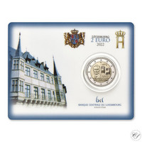 Luxemburg 2 € 2022 Lippu 50 vuotta, BU coincard