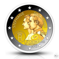 Luxemburg 2 € 2022 Häät 10 vuotta, BU coincard