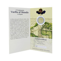 Espanja 2 € 2022 Maailmanympäripurjehdus 500 v., Proof