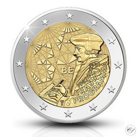 Belgia 2 € 2022 Erasmus-ohjelma 35 vuotta, Proof