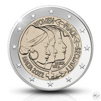 Malta 2 € 2022 Naiset, Rauha & Turvallisuus BU coincard