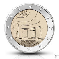 Malta 2 € 2022 Hal-Saflieni Hypogeum temppeli BU coincard