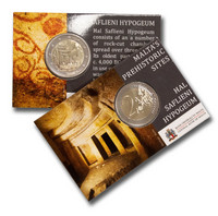 Malta 2 € 2022 Hal-Saflieni Hypogeum temppeli BU coincard
