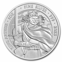 Kuninkaallinen Rahapaja 2023 Kuningas Arthur - Myytit & Legendat 1oz HOPEA
