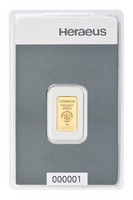 Kultalaatta 2 g Heraeus Kinebar