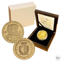 Malta 100 € 2022 Innu Malti harvinainen, 1oz KULTA