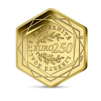 Ranska 250 € 2023 Pariisin olympialaiset 2024 kultaraha