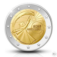 Andorra 2 € 2023 Kesäpäivänseisauksen festivaali, BU coincard
