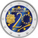 Andorra 2 € 2014 Euroopan Neuvosto 20 vuotta väritetty