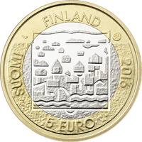 Suomi 5 € 2016 Suomen Presidentit - K.J. Ståhlberg UNC