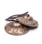 Tibetan cymbals with ornaments, 7,5 cm