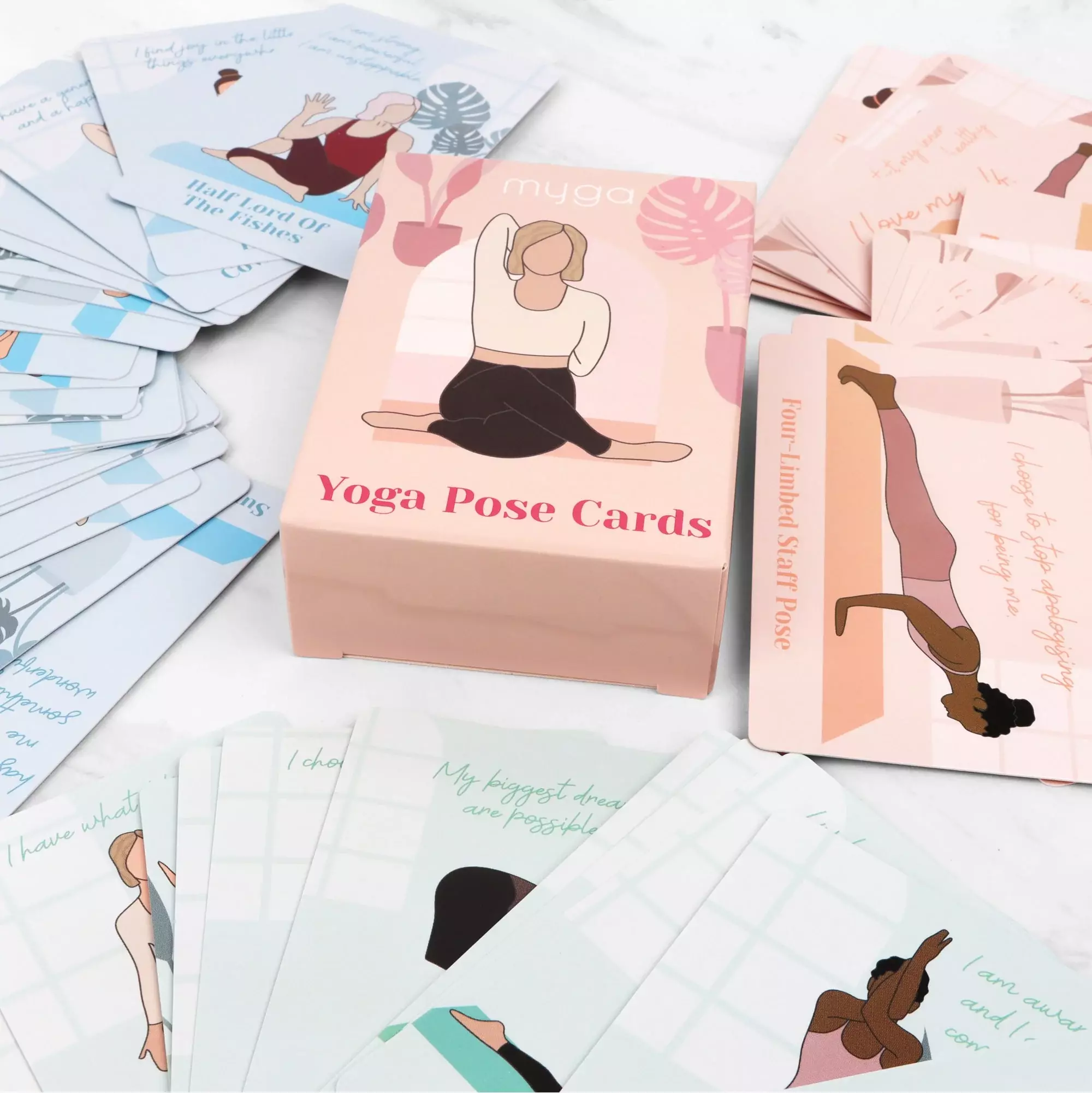 Myga Affirmation Yoga Pose Cards – Jumping Bean