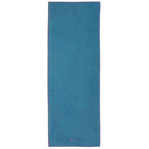 Yoga Towel,  Blue/Fuchsia