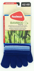 Bambu Toe Socks, Striped