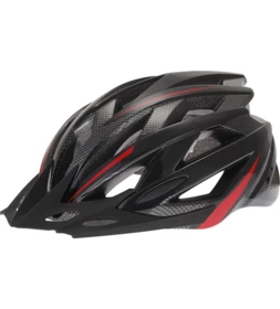 Bicycle Helmet with a Rear Light
