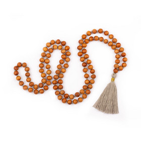 Mala sandalwood, 108 beads