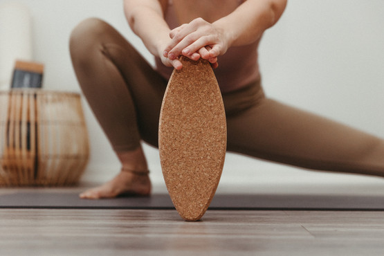 Natural Cork Yoga Block, Workout Cork Yoga Block, Massage