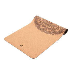 Yoga mat Cork, MANDALA two-tone, 4 mm