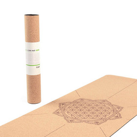 Yoga mat Cork, FLOWER OF LIFE, 4 mm